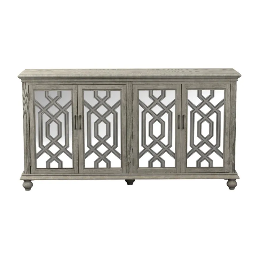 4-door Accent Cabinet Antique White