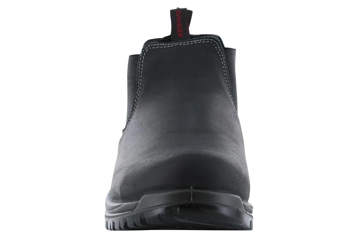 Avenger Foreman Composite Toe Slip On Boot Black