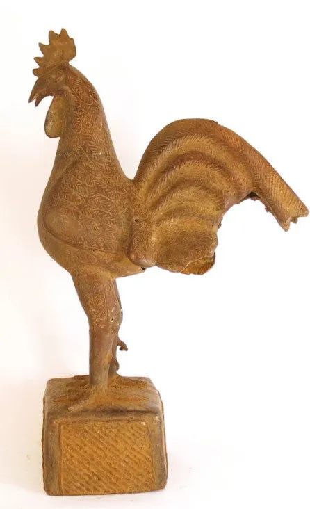 Benin Bronze Rooster