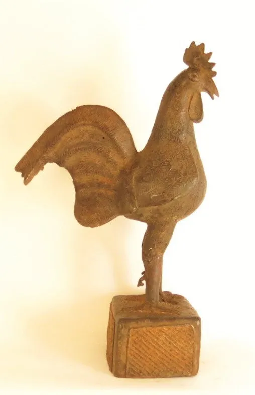 Benin Bronze Rooster