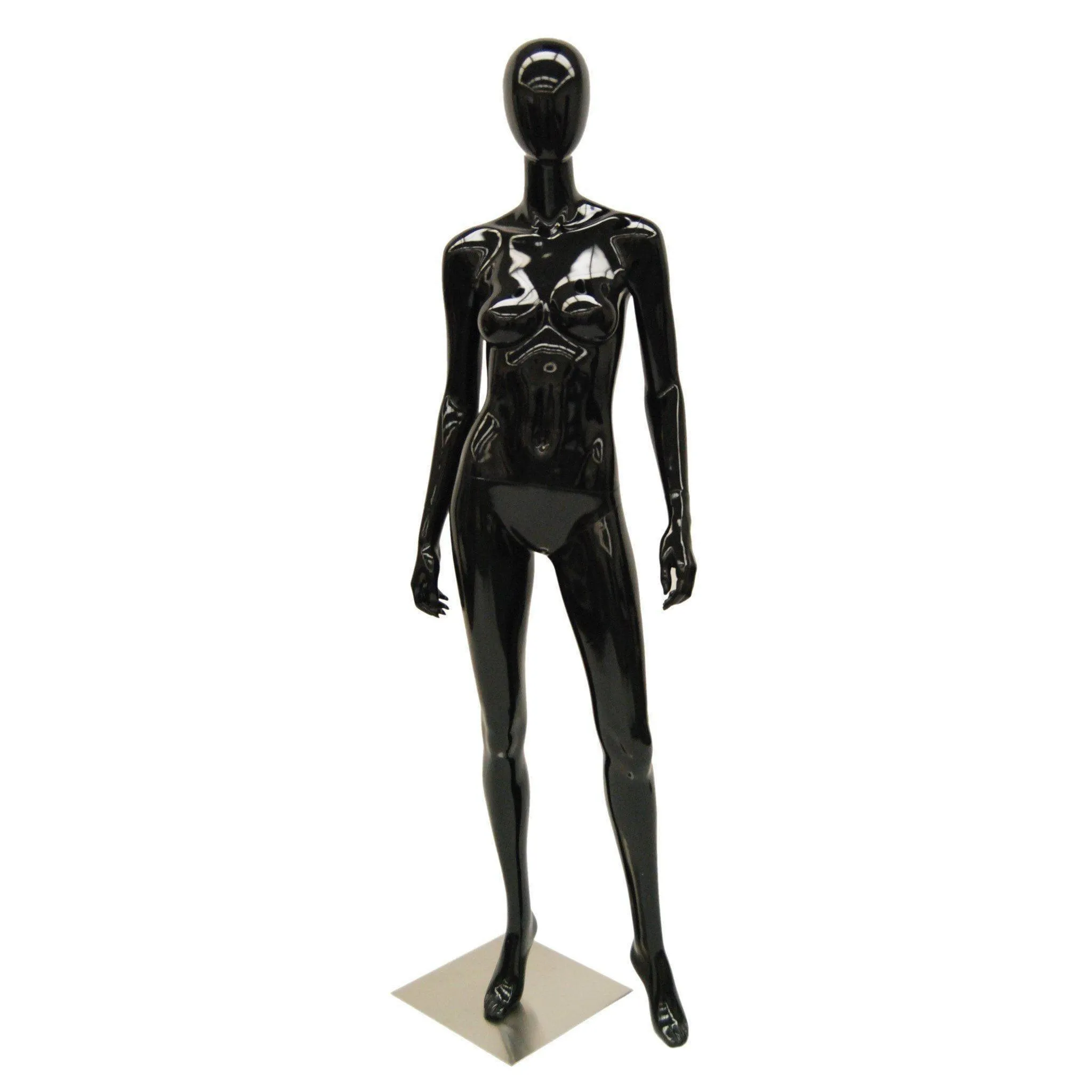 Black Female Egghead Mannequin MM-A3BK1