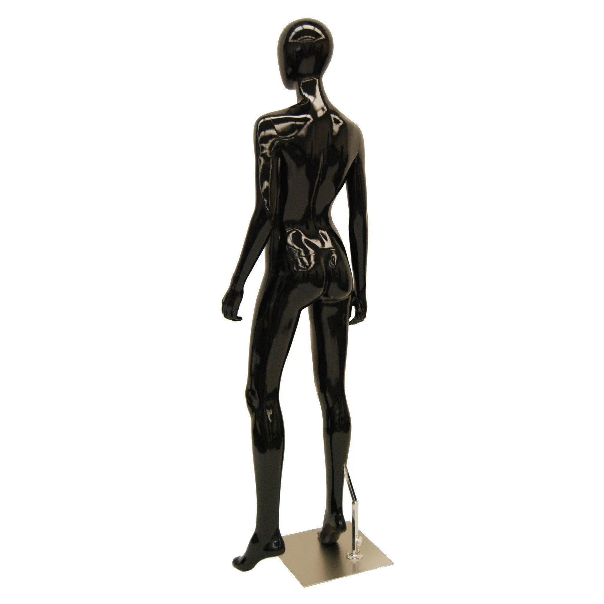 Black Female Egghead Mannequin MM-A3BK1