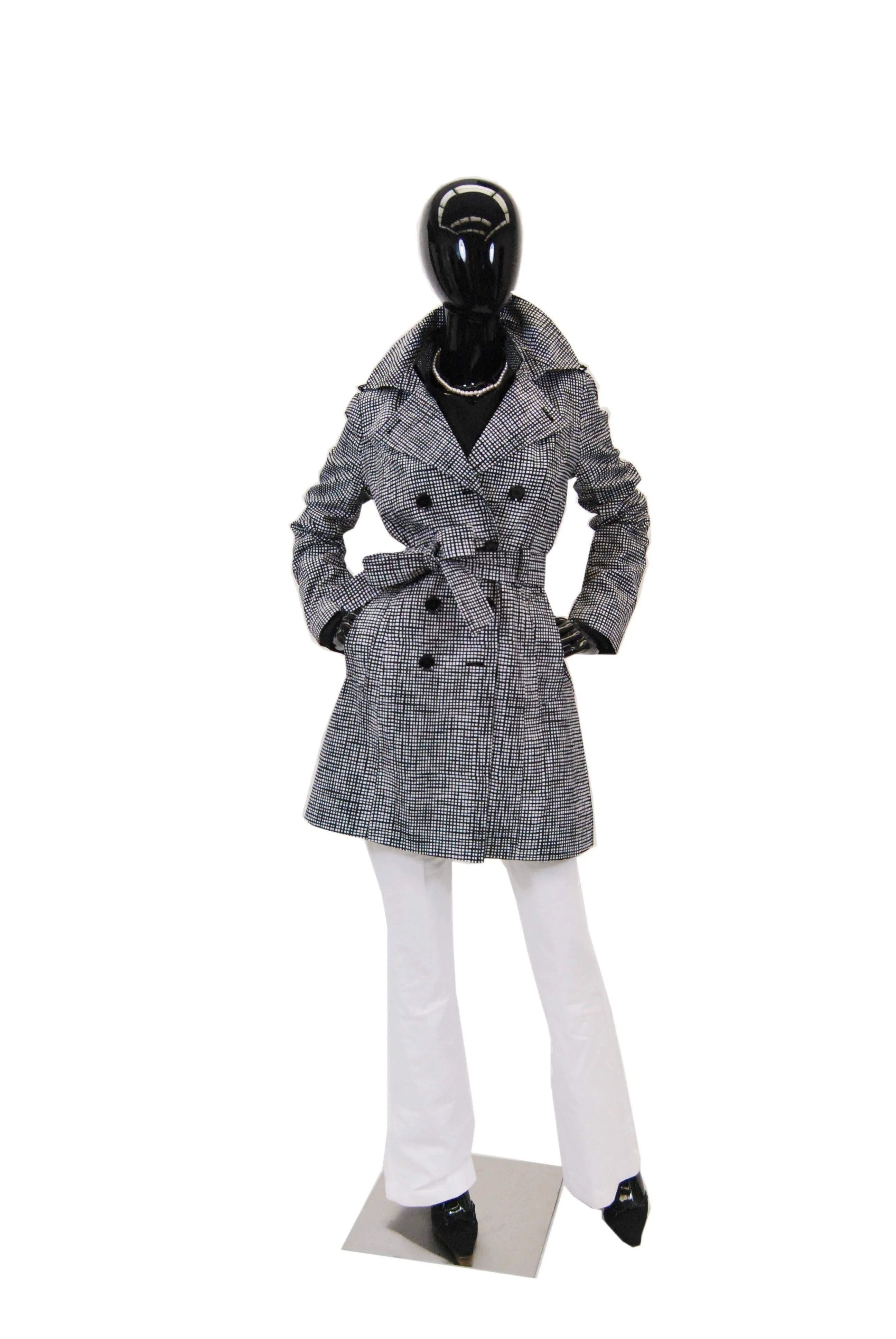 Black Female Egghead Mannequin MM-A4BK1