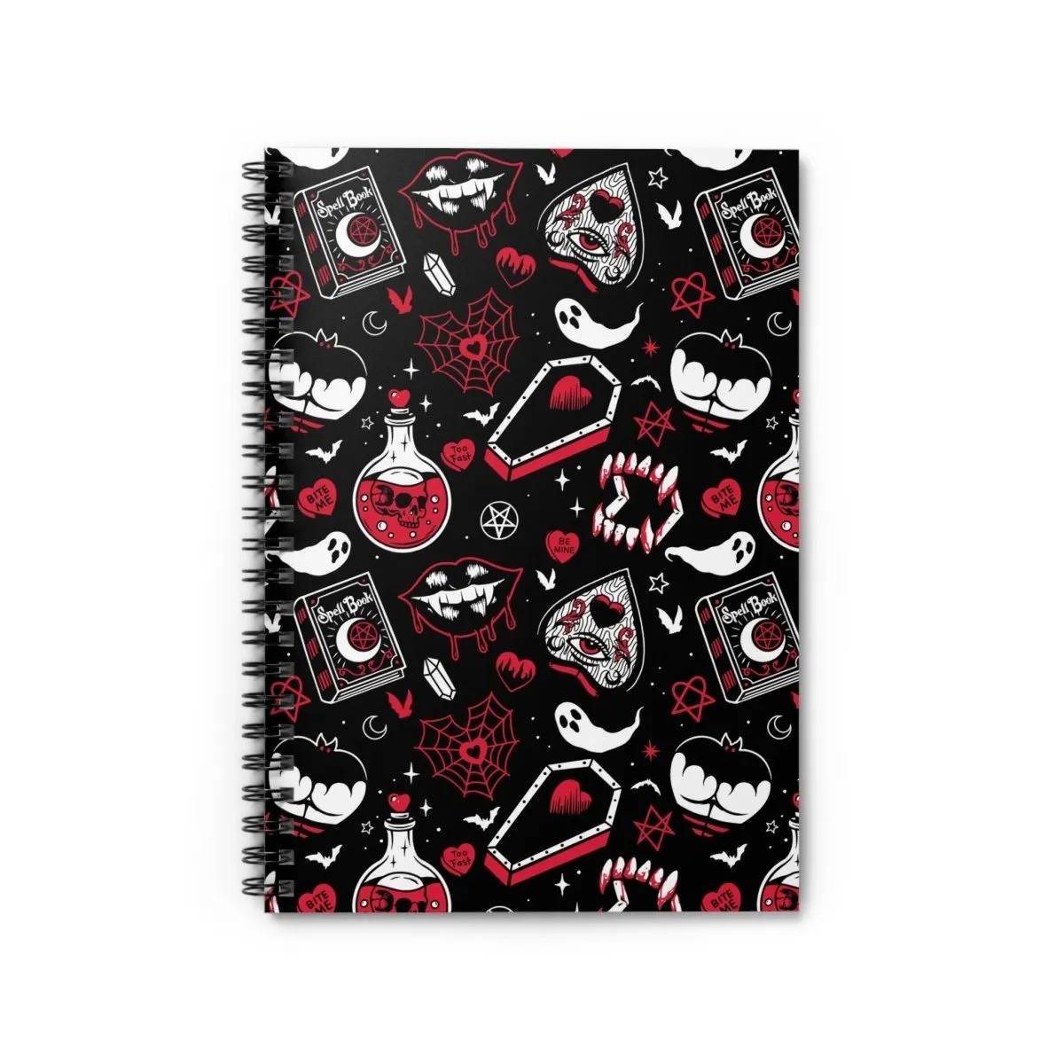 Bloody Vampire Spiral Notebook