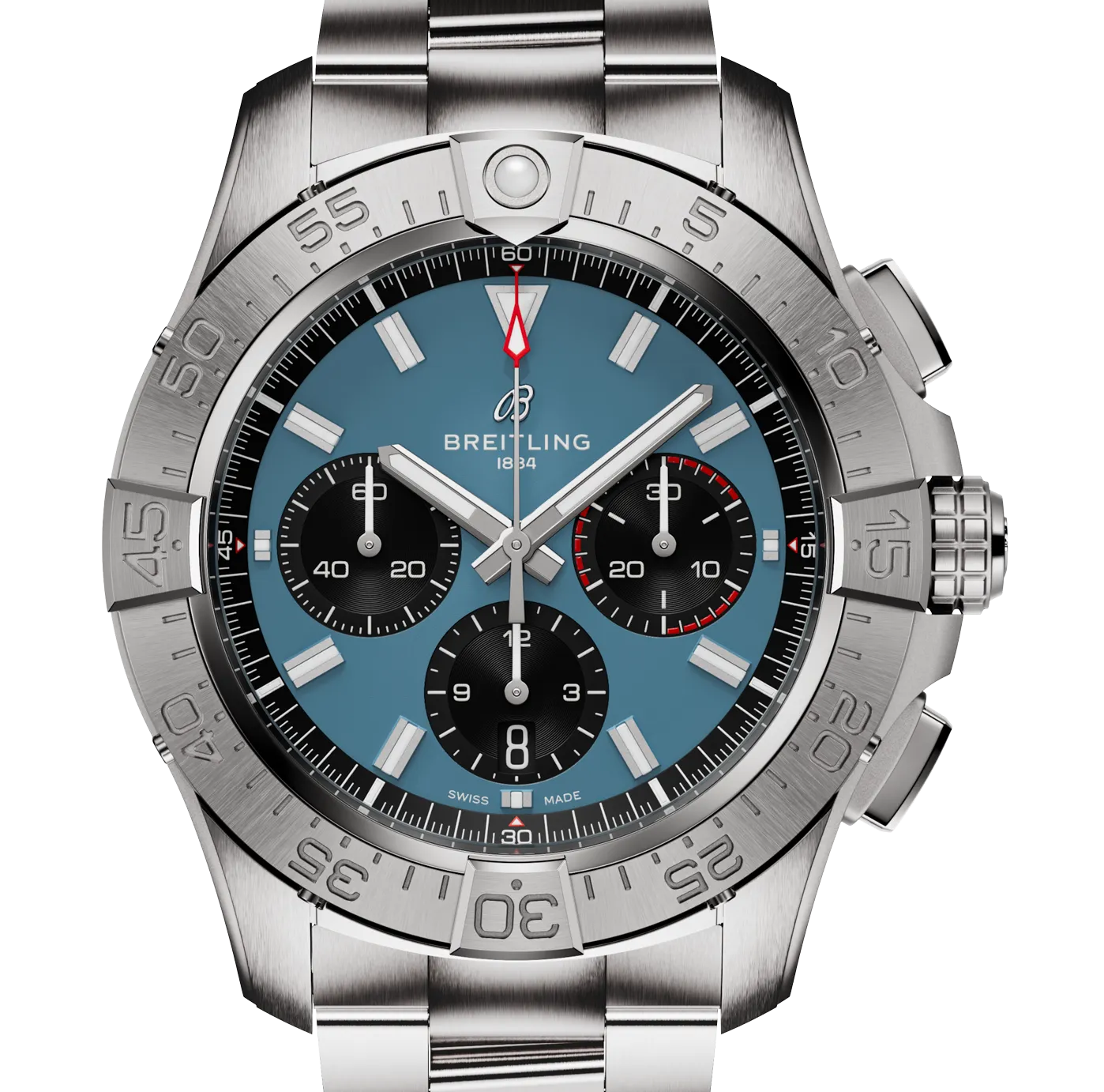 Breitling Avenger B01 Chronograph 44mm Watch with Blue Dial