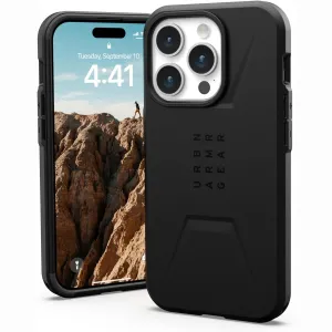 Case UAG Civilian for iPhone 15 Pro, Black