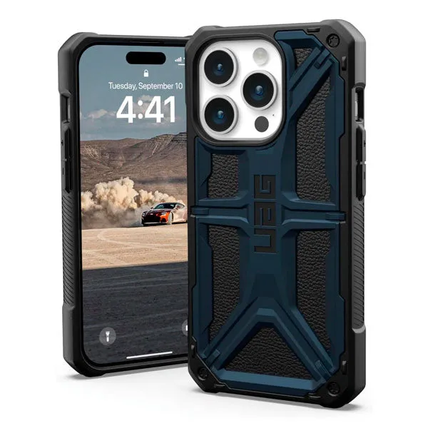 Case UAG Monarch for iPhone 15 Pro, Mallard