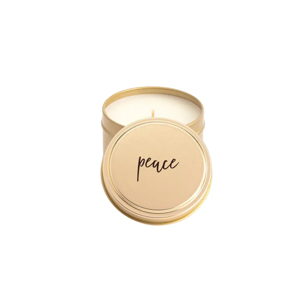 Celebration Tin Candle | Peace