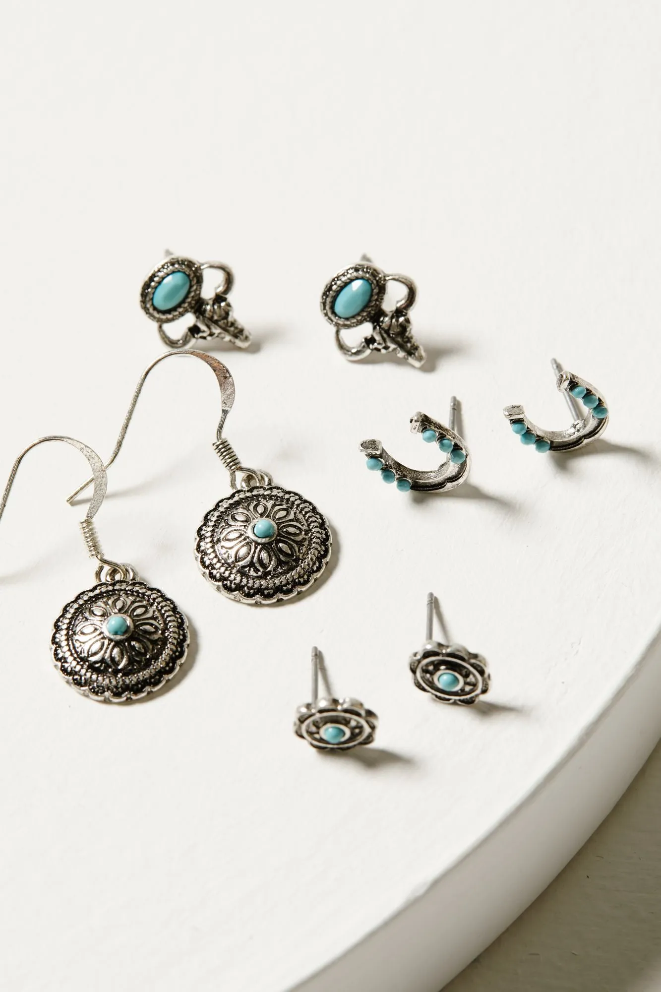 Clermont Antique Earring Set - 8 Piece