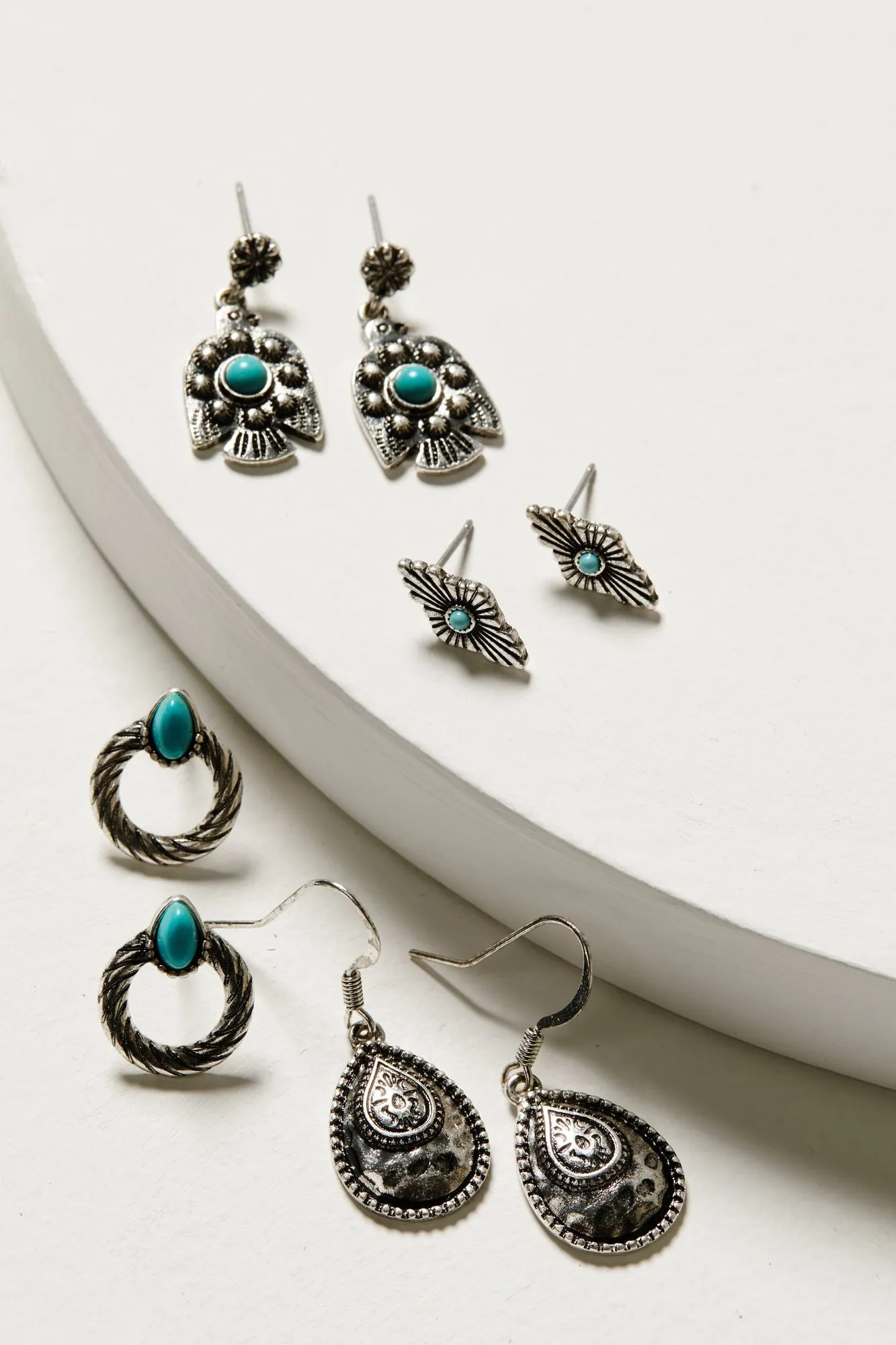 Clermont Antique Earring Set - 8 Piece