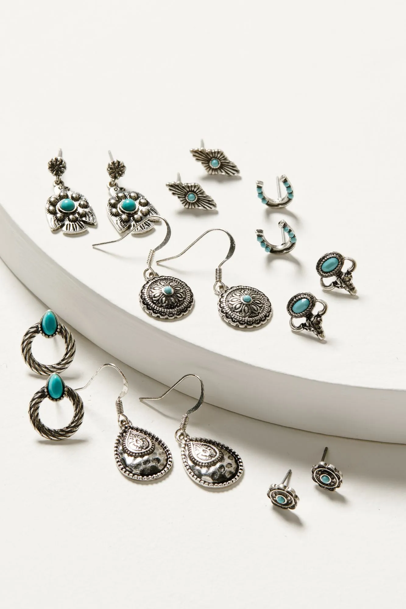 Clermont Antique Earring Set - 8 Piece