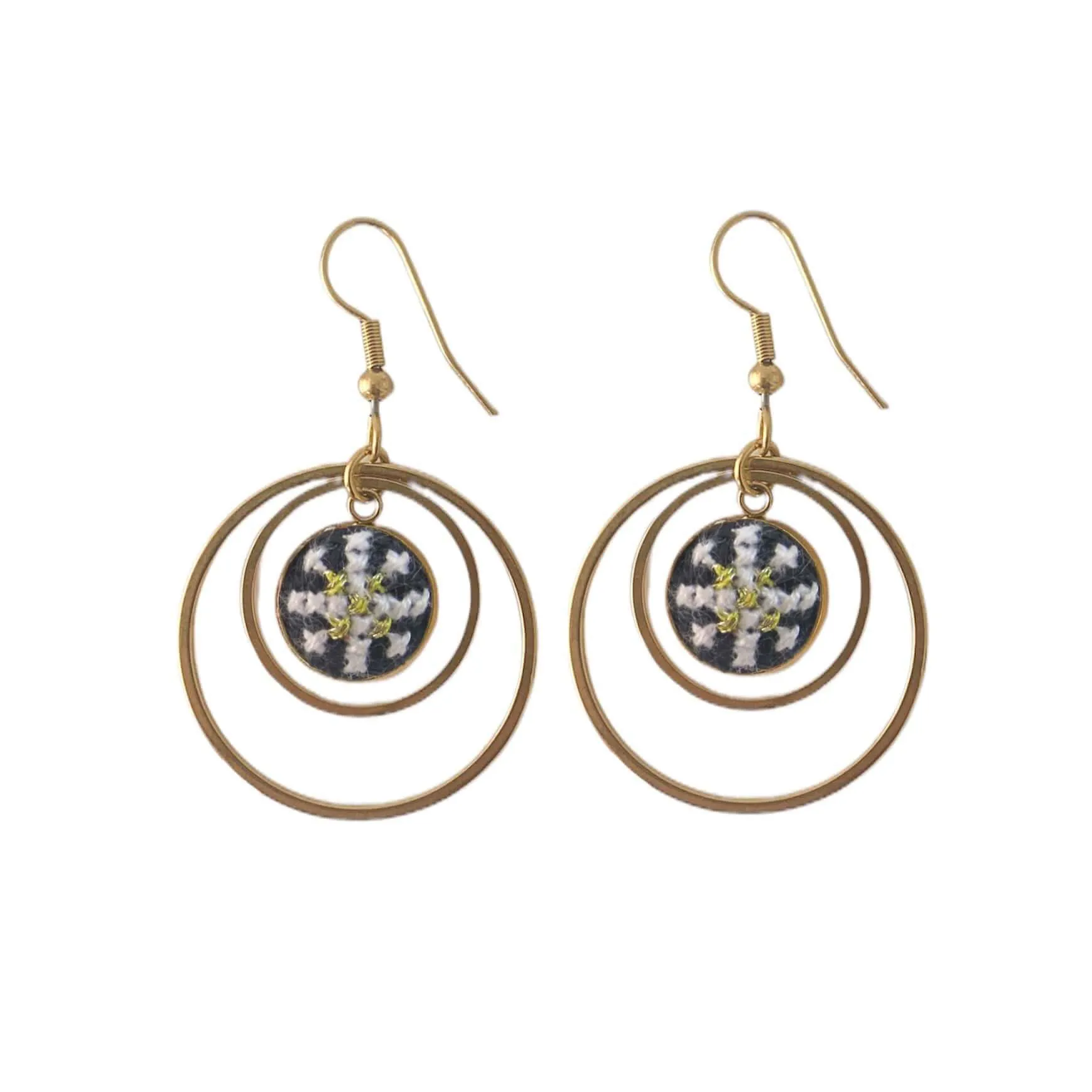 Crown Earrings - Arabesque Black