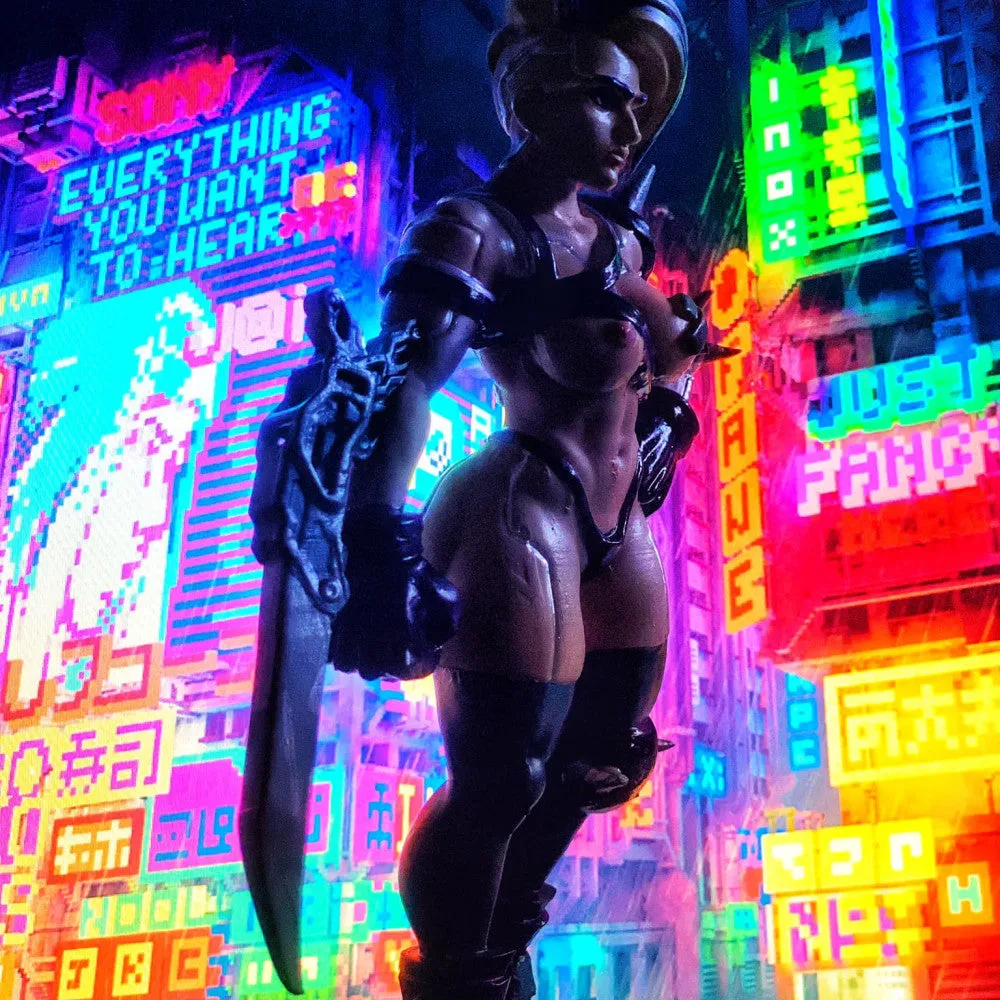 CYBERPUNK FEMALE DEADLY ROGUE