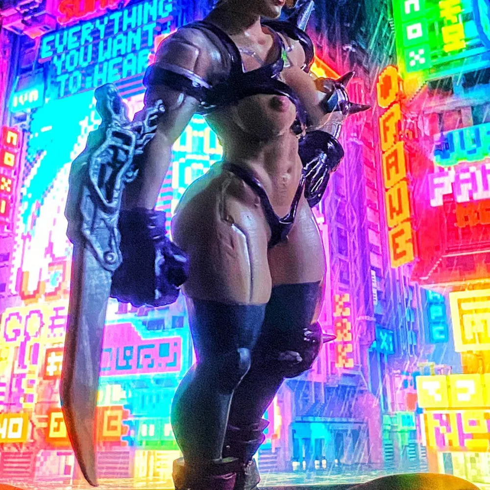 CYBERPUNK FEMALE DEADLY ROGUE