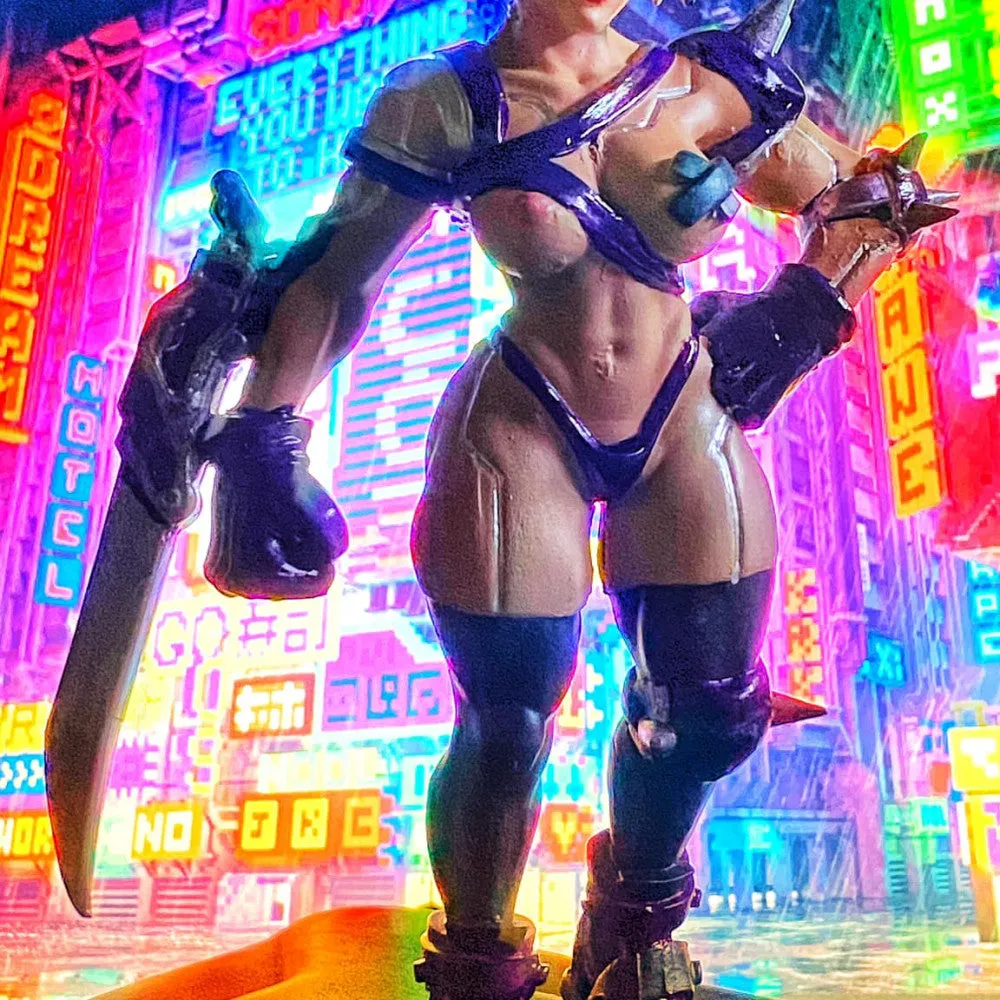 CYBERPUNK FEMALE DEADLY ROGUE