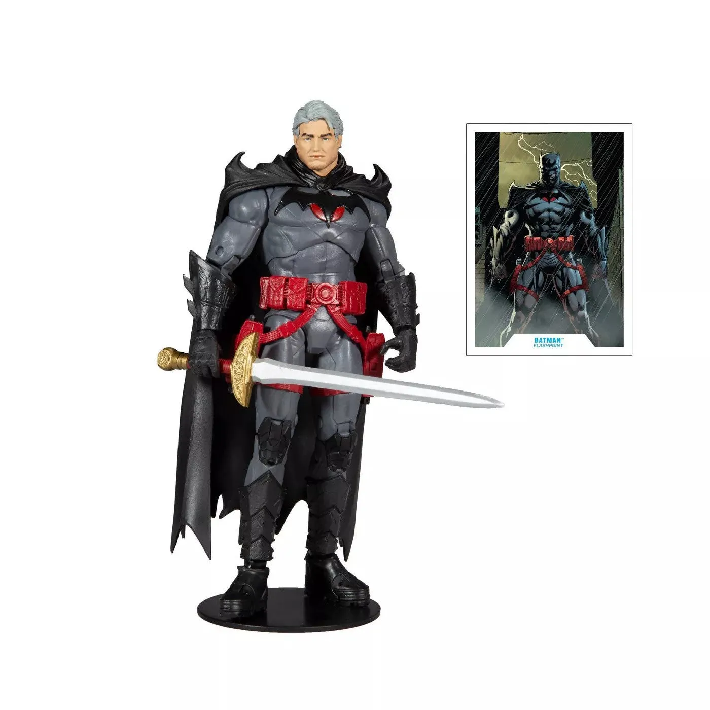 DC Multiverse Batman Flashpoint Unmasked (Thomas Wayne Flashpoint) 7" Inch Action Figure - McFarlane Toys