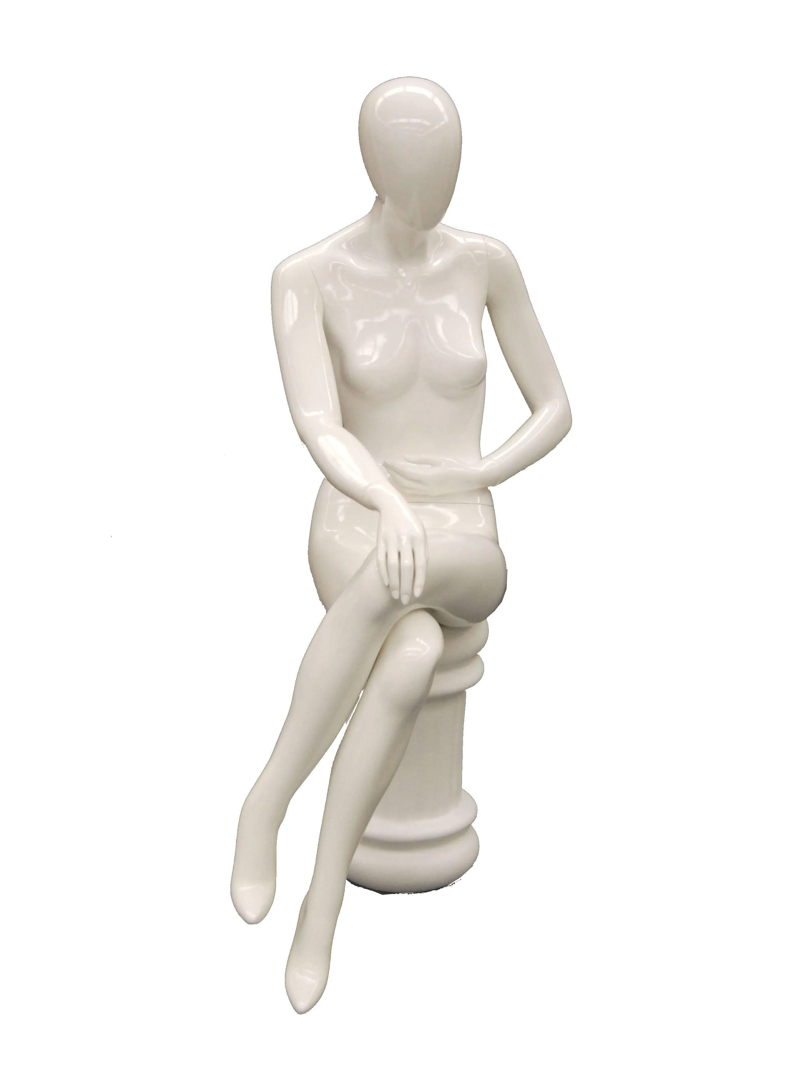 Egghead Female Sitting Mannequin MM-RGS9W