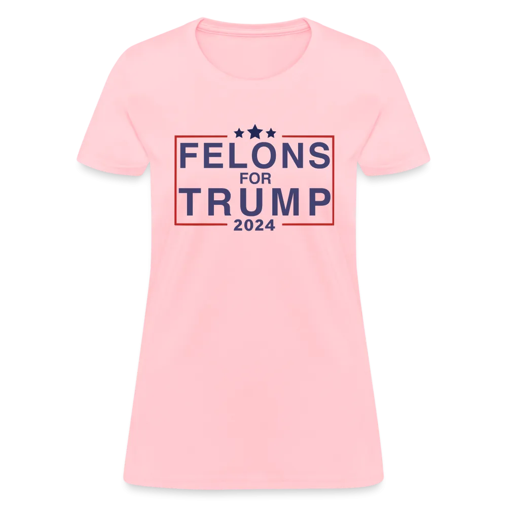 Felons for Trump 2024 Women's Contoured T-Shirt