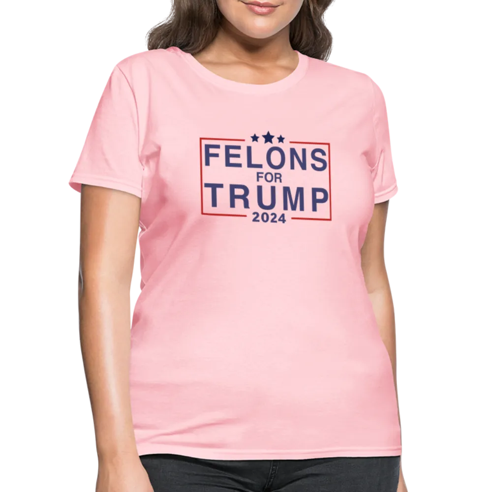 Felons for Trump 2024 Women's Contoured T-Shirt