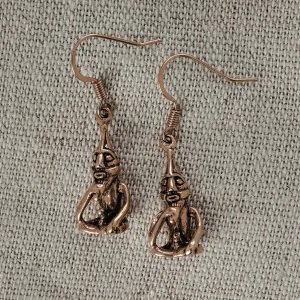 Freyr Earrings, Bronze