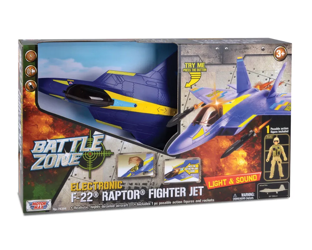 Giant F-22 Raptor Playset - 24 Inch