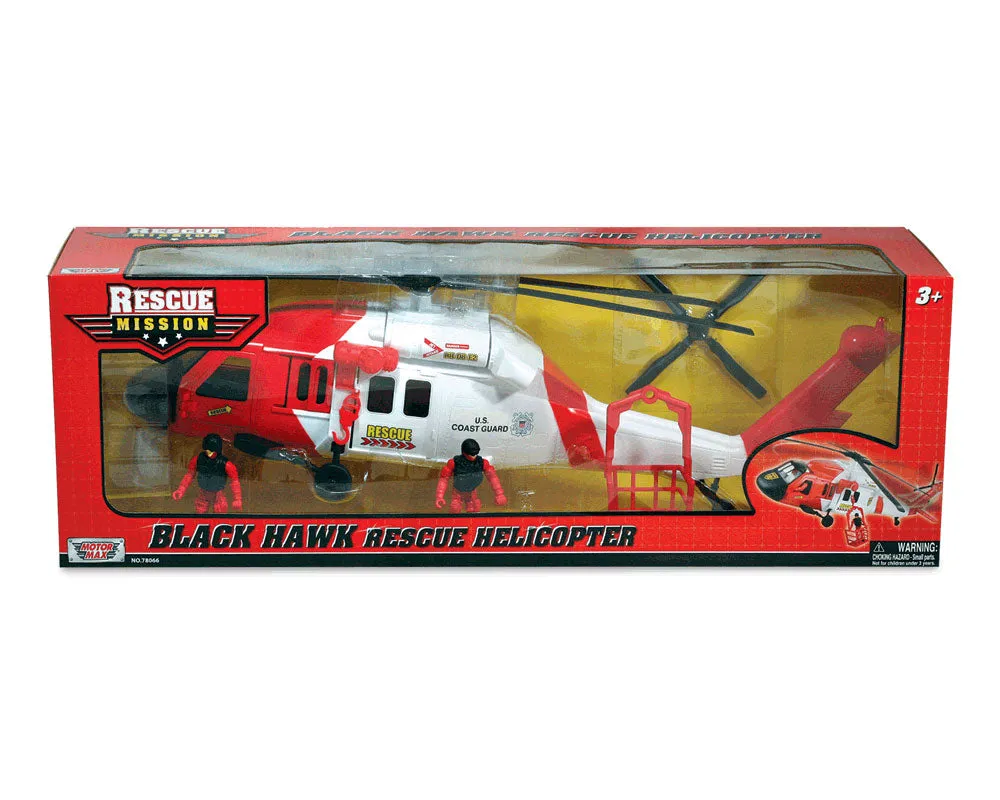 Giant USCG Black Hawk Helicopter Playset - 24 Inch