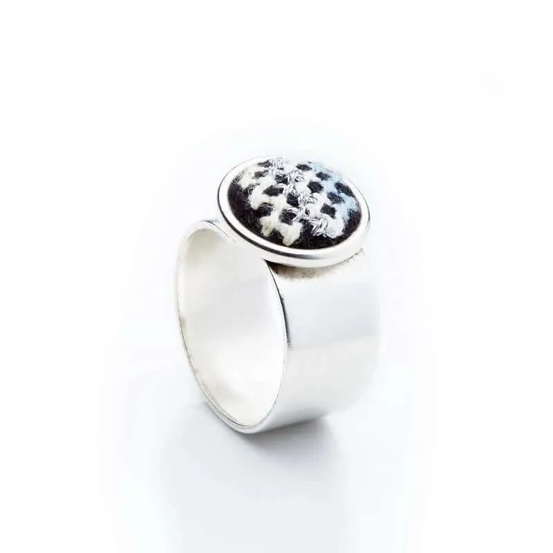 GLOW Nuusum Silver-Plated Ring