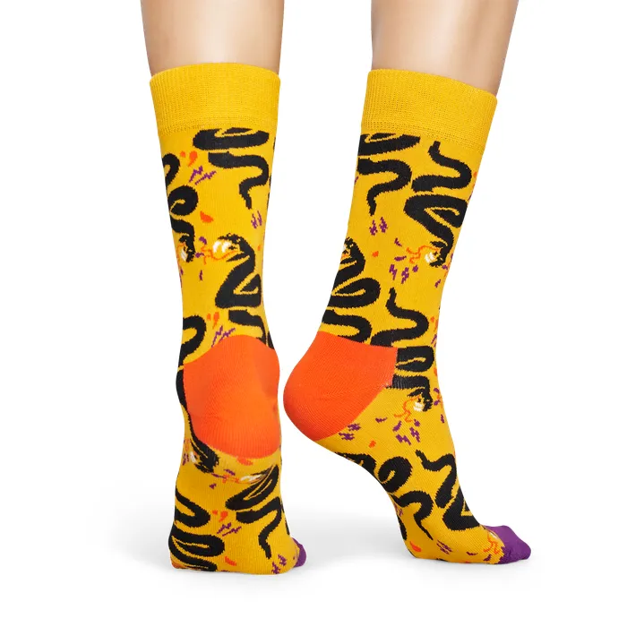 Happy Socks: Snake Yellow