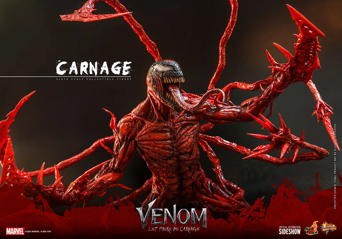 Hot Toys Movie Masterpiece 1/6 Scale Figure - Carnage (Deluxe Version)