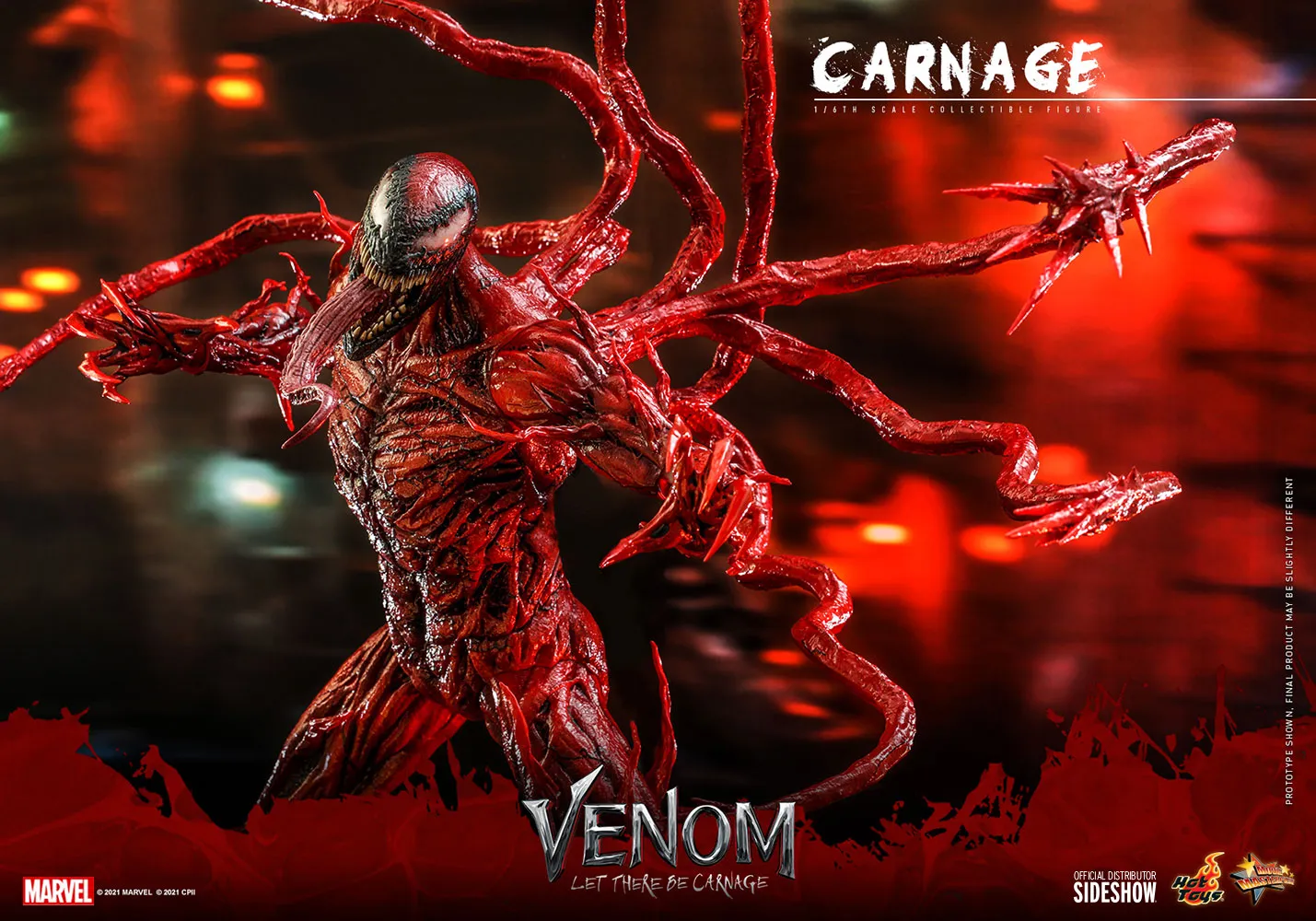 Hot Toys Movie Masterpiece 1/6 Scale Figure - Carnage (Deluxe Version)