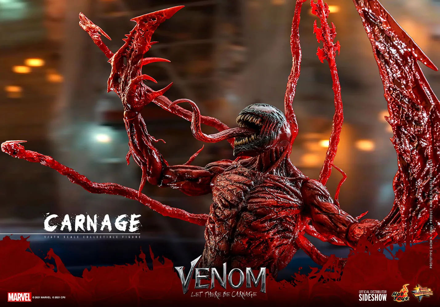 Hot Toys Movie Masterpiece 1/6 Scale Figure - Carnage (Deluxe Version)