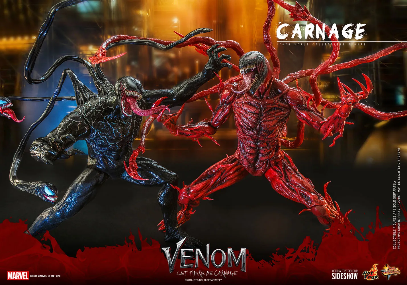 Hot Toys Movie Masterpiece 1/6 Scale Figure - Carnage (Deluxe Version)