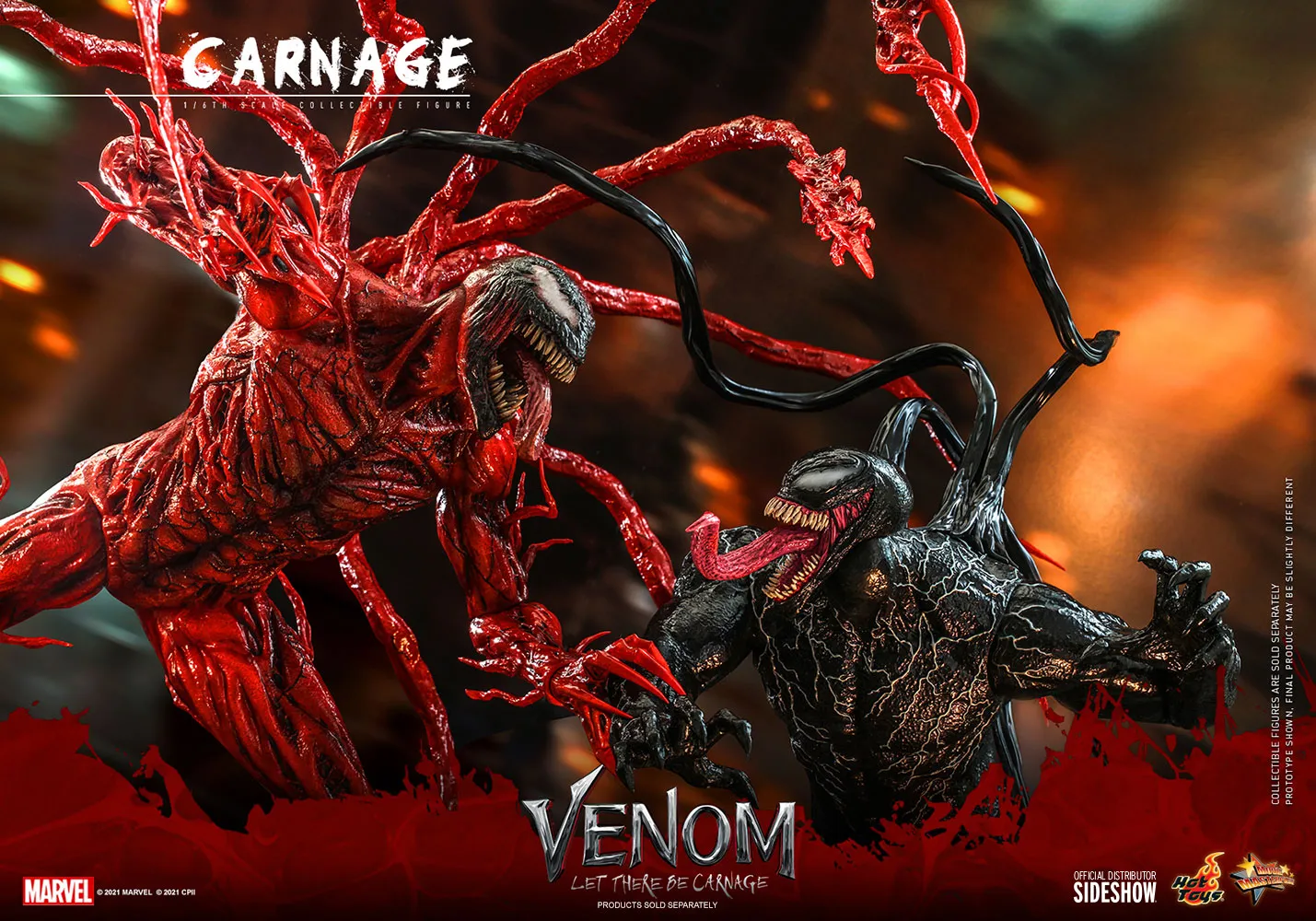 Hot Toys Movie Masterpiece 1/6 Scale Figure - Carnage (Deluxe Version)