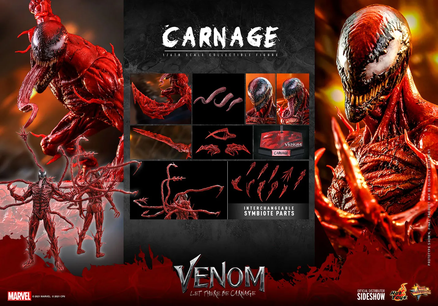 Hot Toys Movie Masterpiece 1/6 Scale Figure - Carnage