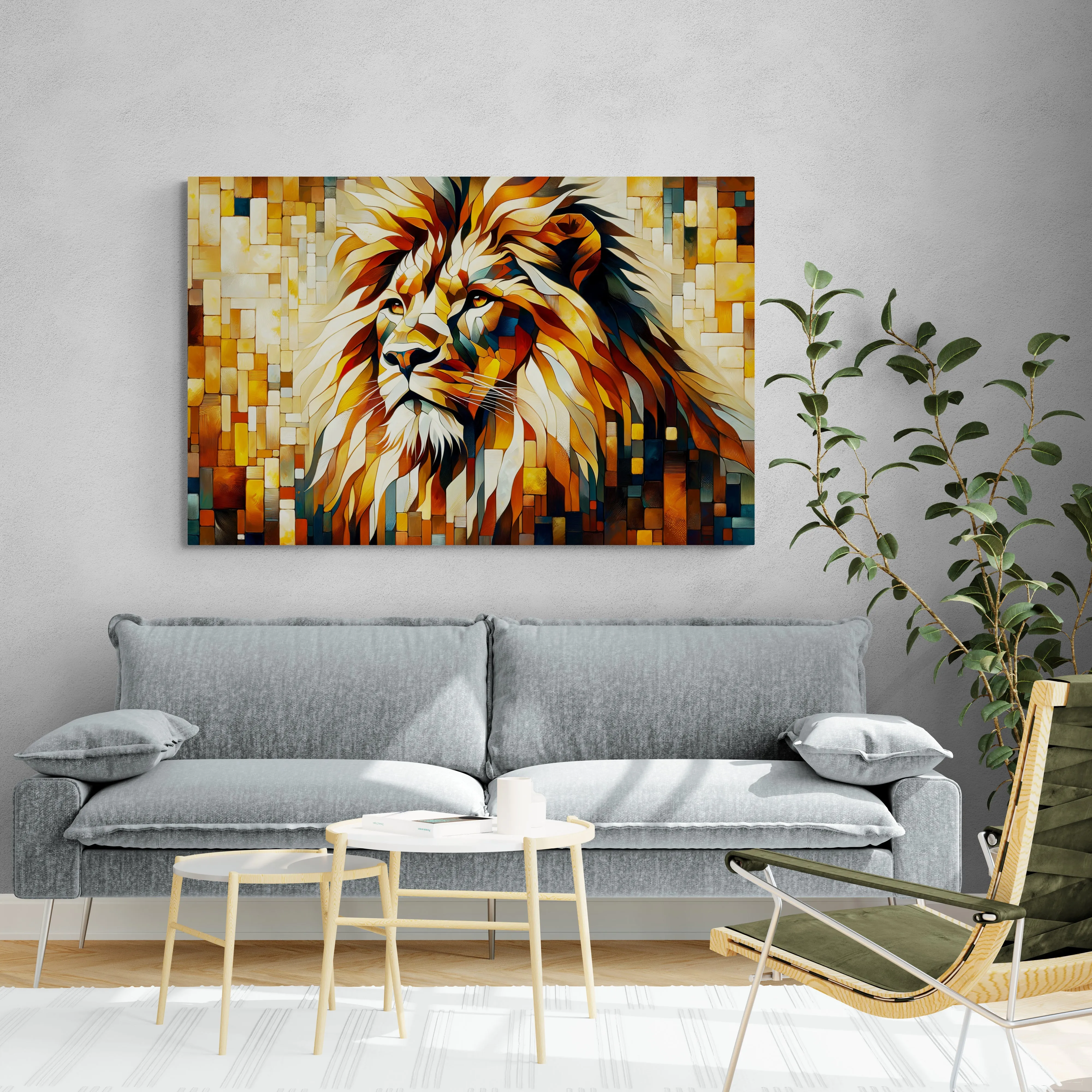 Majestic Lion Canvas Print