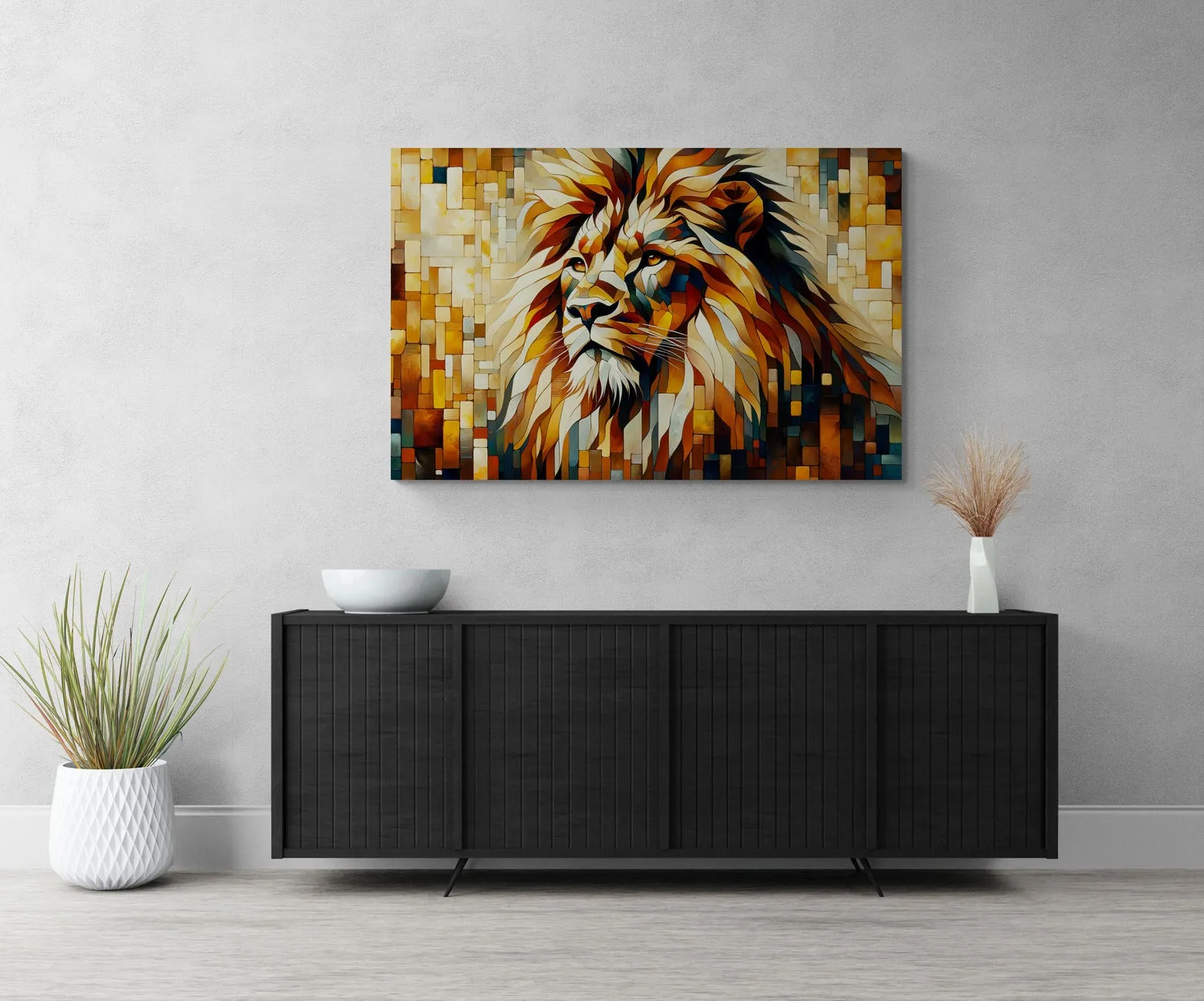 Majestic Lion Canvas Print