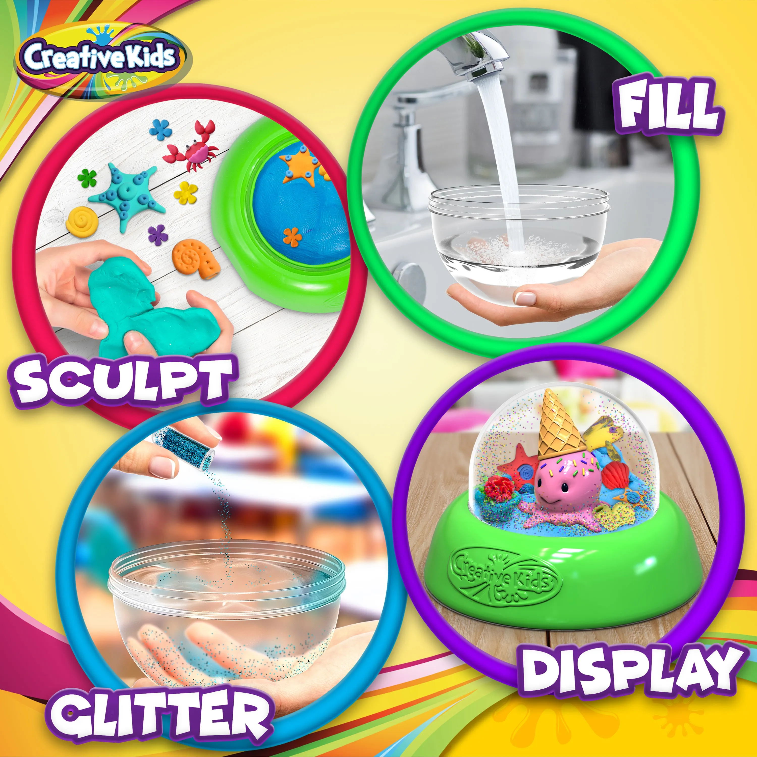 Make & Display Water Globes Craft Kit