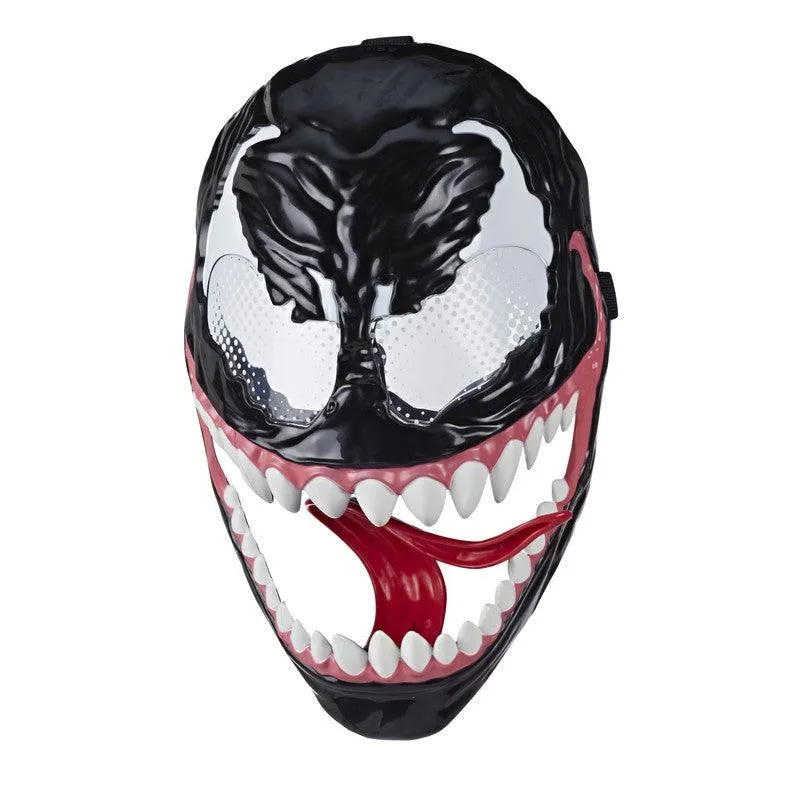 Marvel Spider-Man Maximum Venom Mask Role Play Toy, Lever-Activated Swinging Tongue, Kids Ages 4 And Up