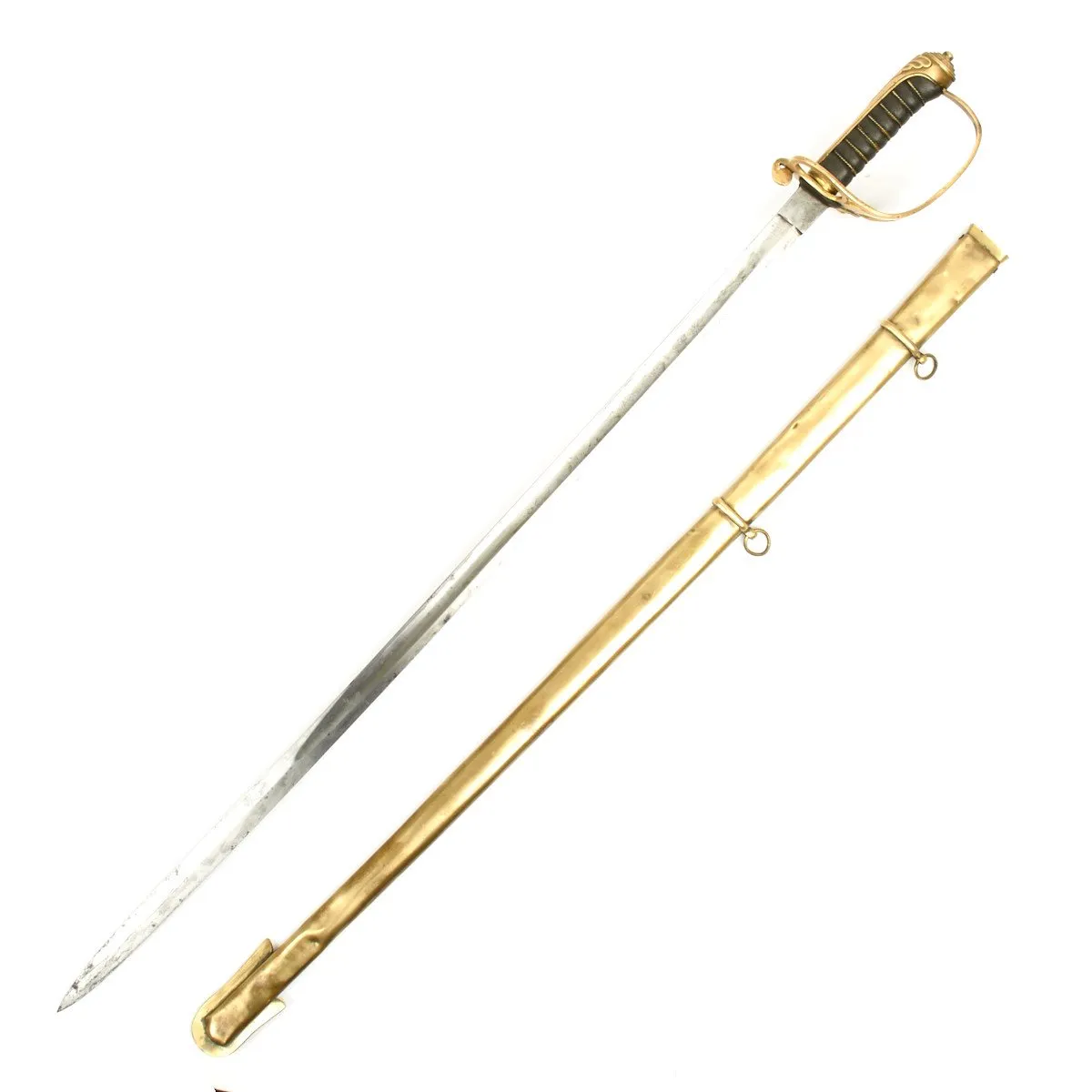 Original British 1845 Pattern Infantry Officer Sword Marked Nepaul by Harman & Co Calcutta