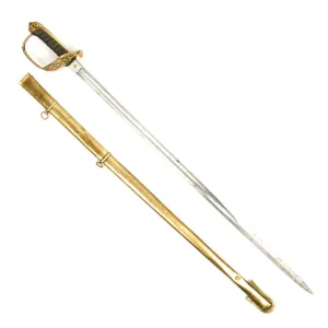 Original British 1845 Pattern Infantry Officer Sword Marked Nepaul by Harman & Co Calcutta