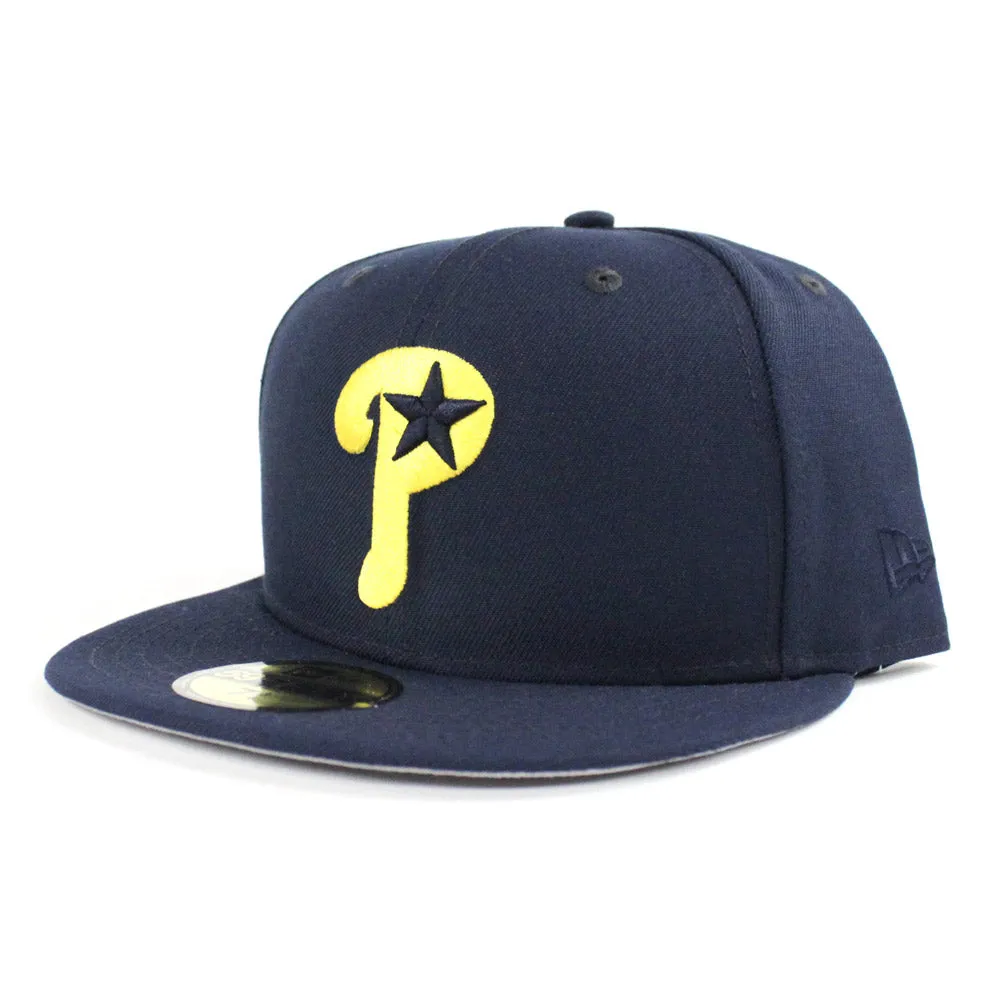 Philadelphia Phillies New Era 59Fifty Fitted Hat (Air Jordan 12 Retro Michigan Gray Under Brim)