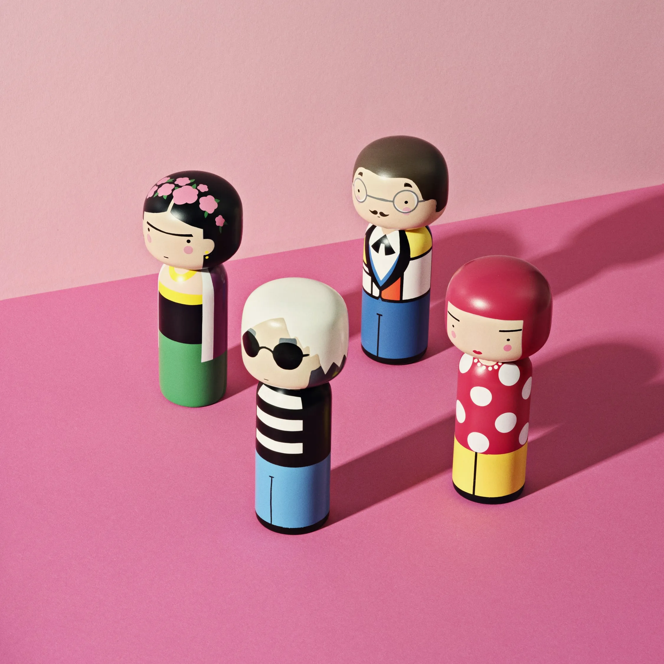 Piet Kokeshi Doll