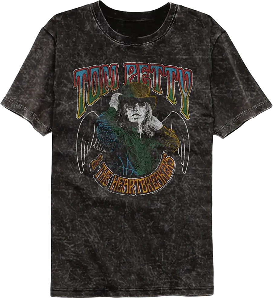 Pose With Wings Tom Petty & The Heartbreakers Mineral Wash T-Shirt