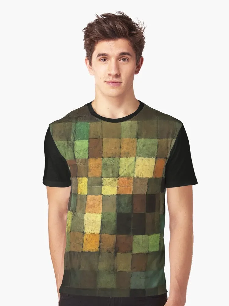 "Paul Klee Inspired Abstract Art Graphic T-Shirt"