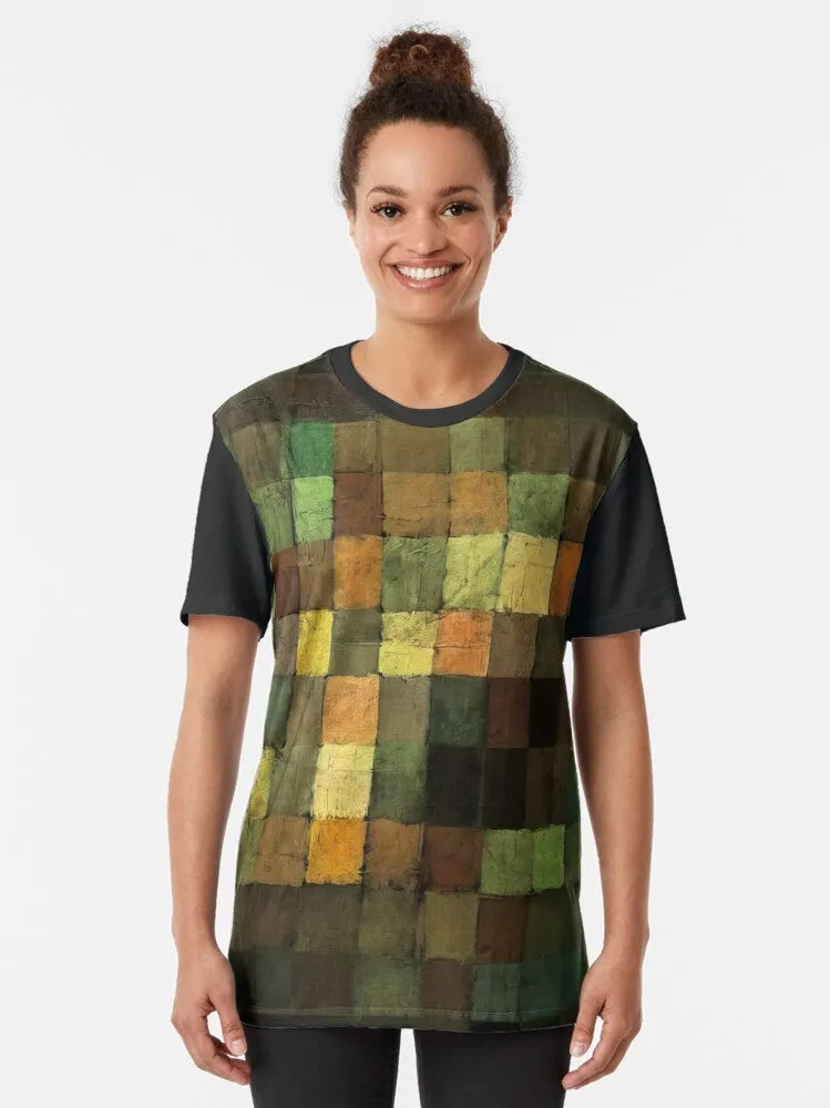 "Paul Klee Inspired Abstract Art Graphic T-Shirt"