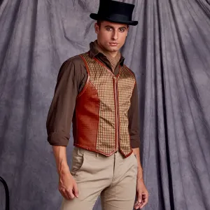 Simplicity Sewing Pattern S9087 Men's Steampunk Corset Waistcoats