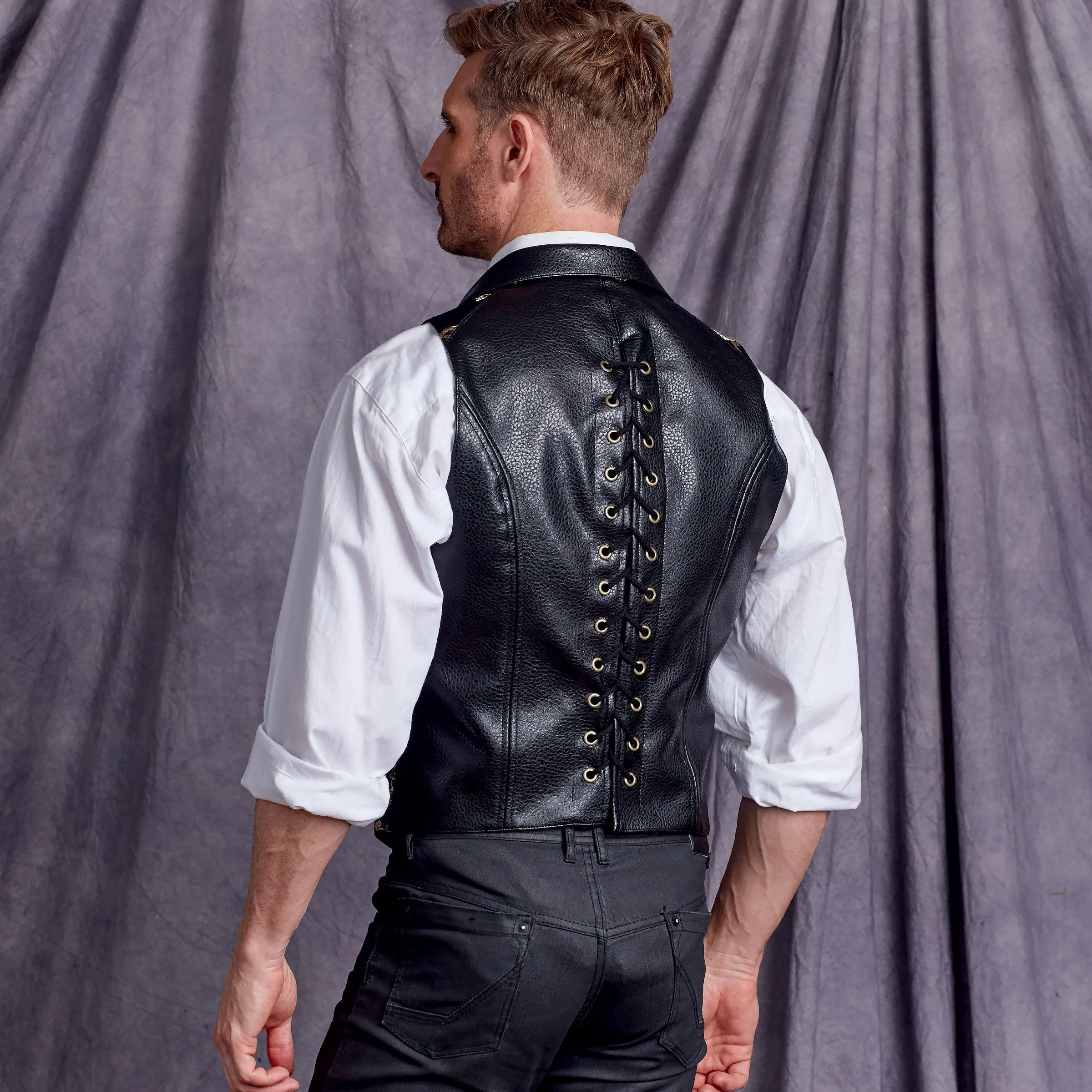 Simplicity Sewing Pattern S9087 Men's Steampunk Corset Waistcoats