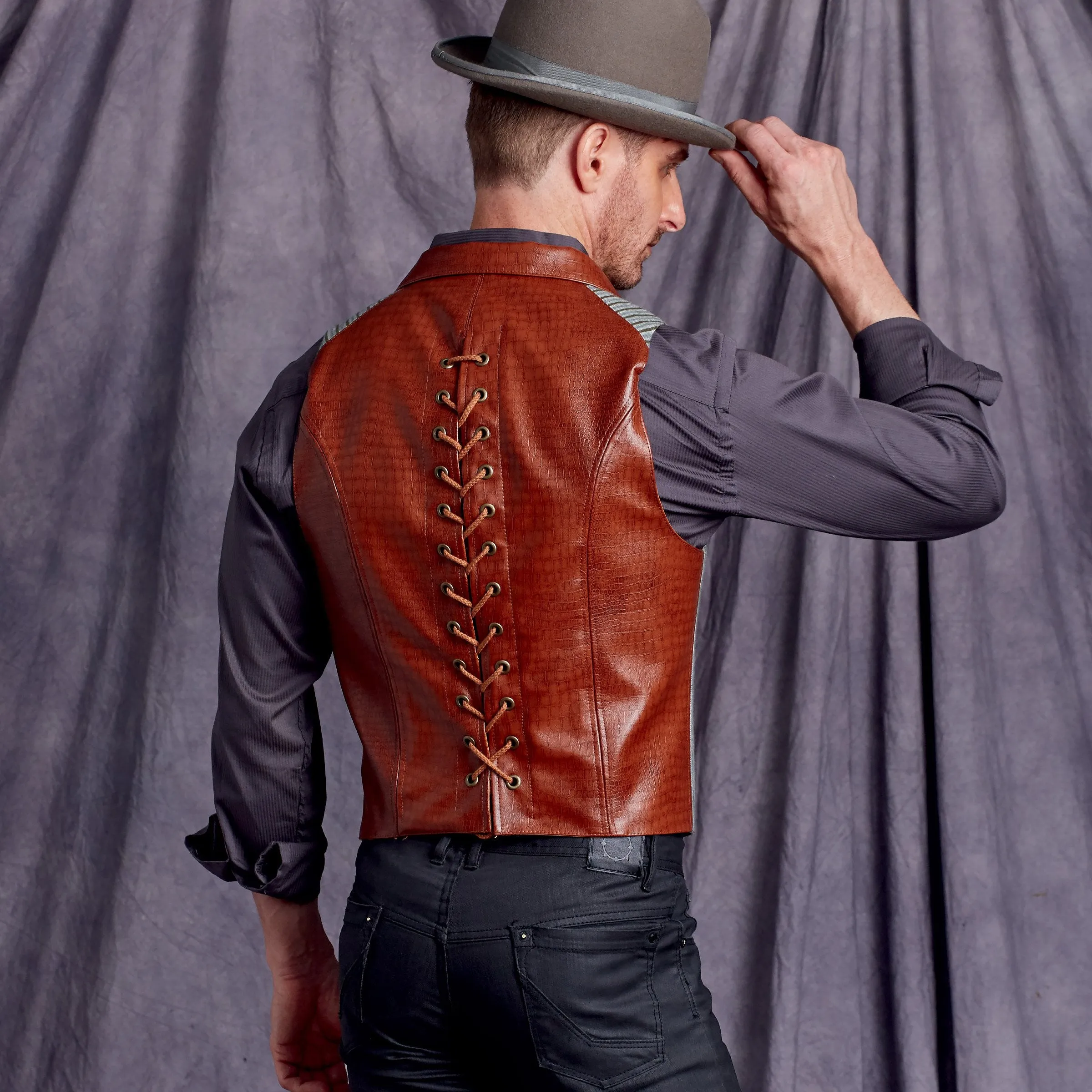 Simplicity Sewing Pattern S9087 Men's Steampunk Corset Waistcoats