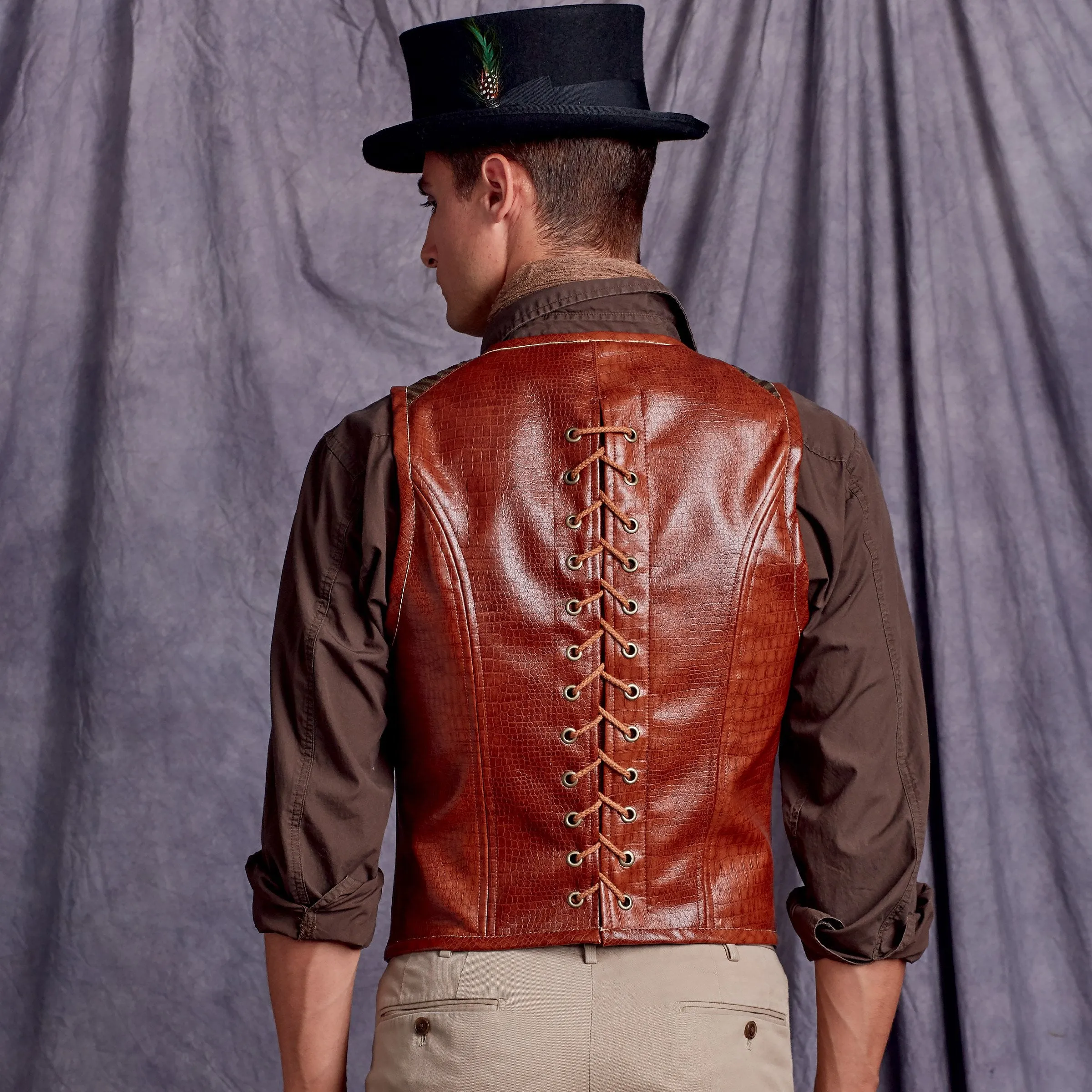 Simplicity Sewing Pattern S9087 Men's Steampunk Corset Waistcoats