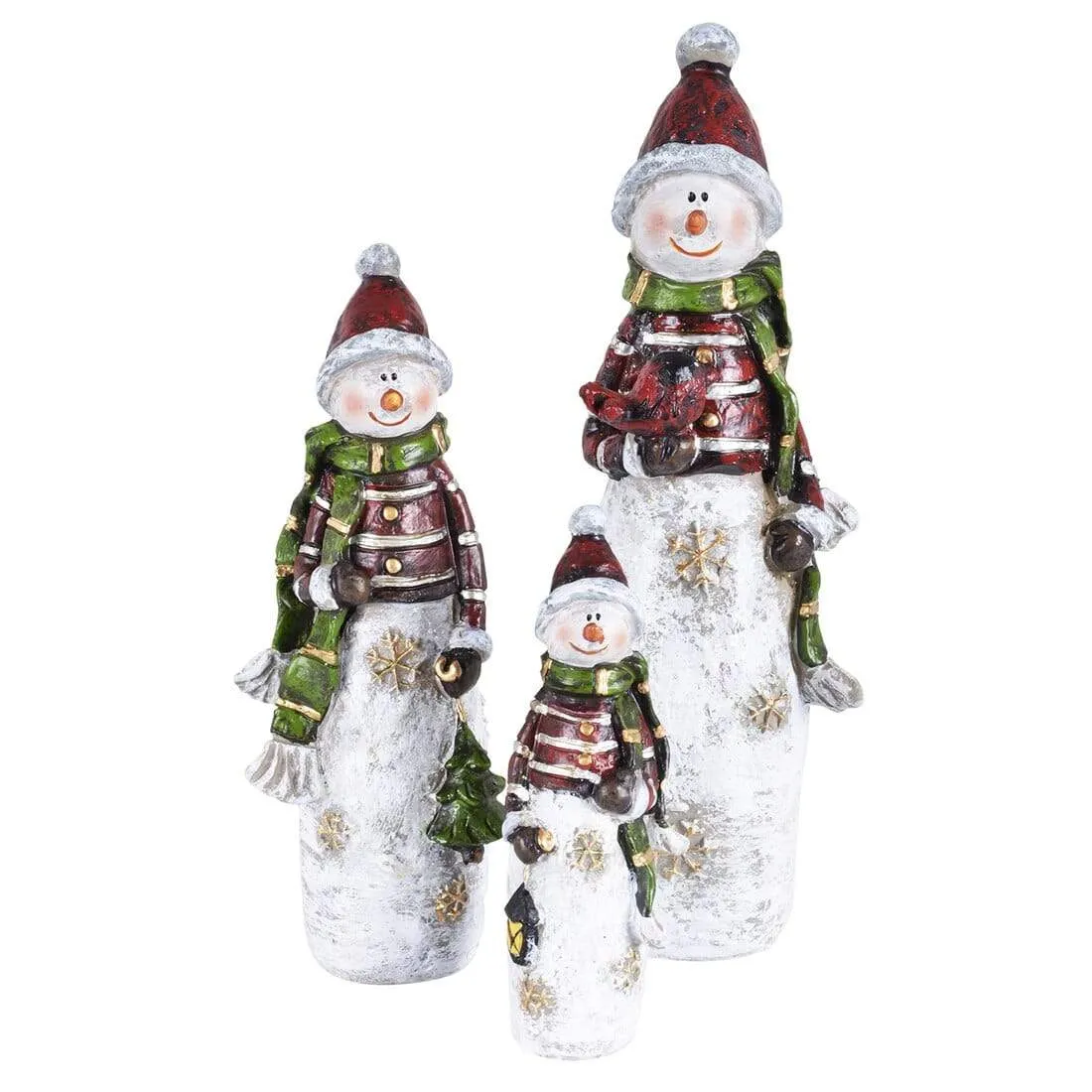 Sparkling Snowman Christmas Decoration -  Assorted Sizes